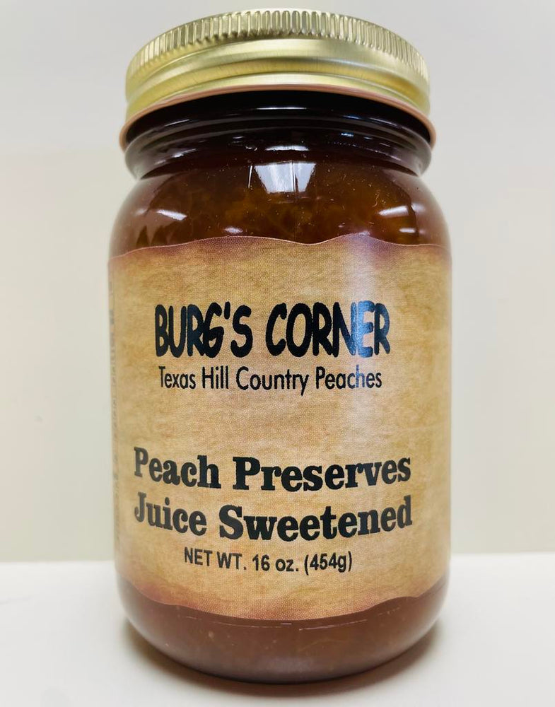 Peach Preserves Juice Sweetened