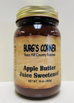 Apple Butter Juice Sweetened