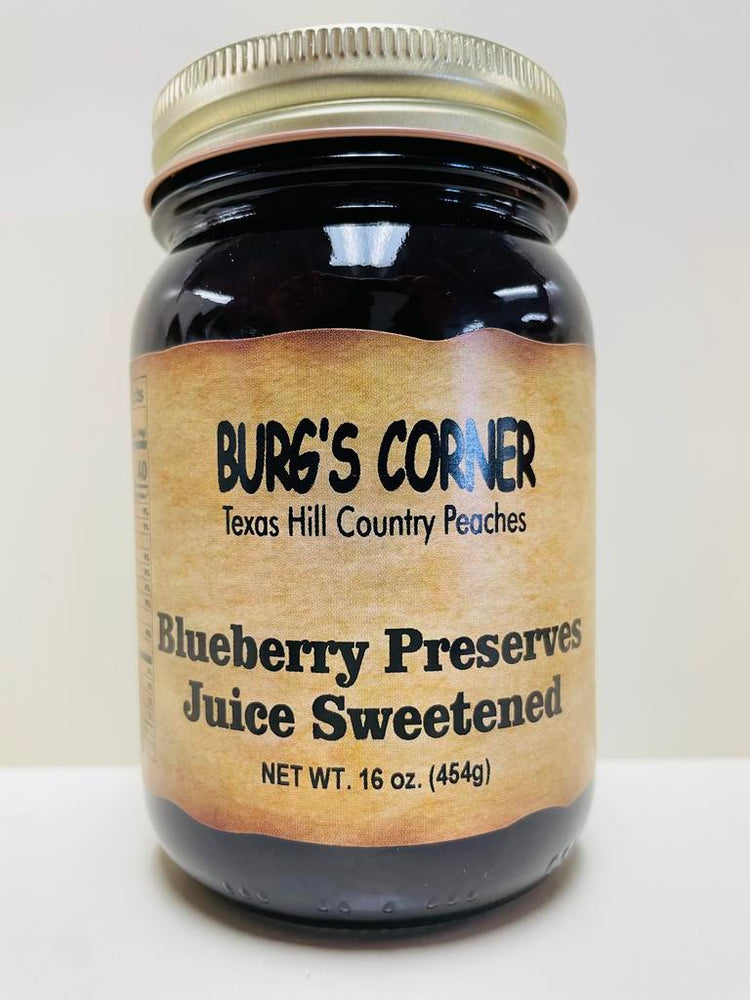 Blueberry Preserves Juice Sweetened
